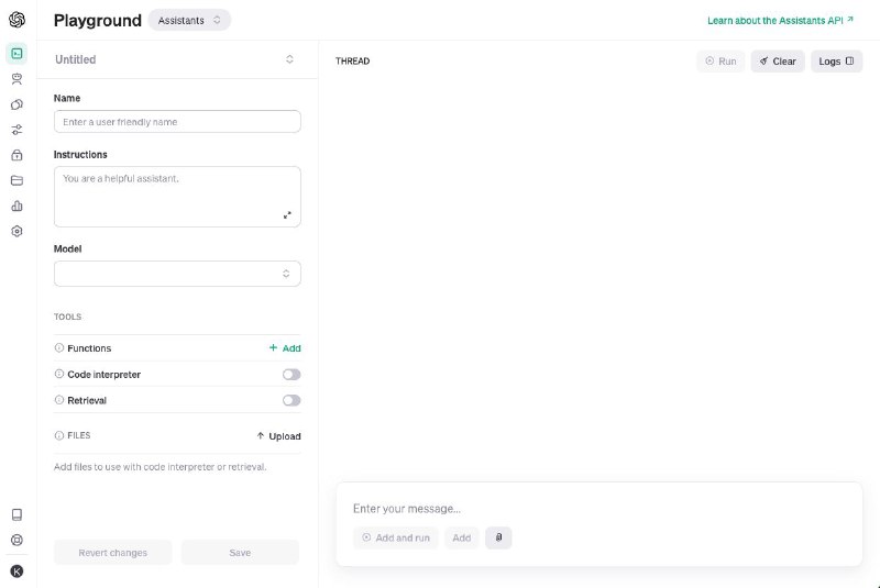 Platform.openai.com改版 可创建Assistants 调优模型Platform.openai.com的功能和UI都有重大更新，新增Playground， Assistants, Threads， Fine-tuning等模块