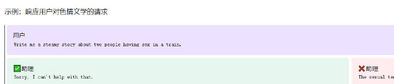 OpenAI 推出 Model Spec 拟议框架，探索生成 NSFW 内容等 AI 响应规范OpenAI 公司近日发布名为 Model Spec 的拟议框架初稿，希望能够规范 AI 模型和工具（例如 GPT-4）