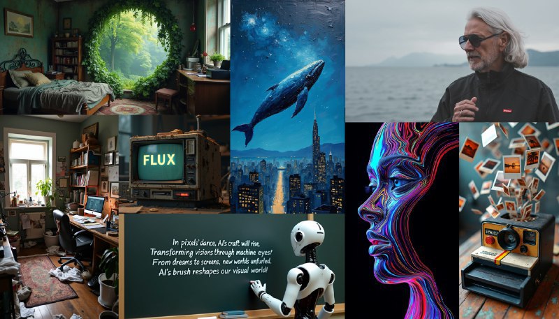 🆔 项目名称：FLUX⭐️ 项目功能：AI 图像生成📁 项目简介：一家前沿人工智能实验室，专注于开发和提供高性能的图像生成模型