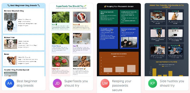 🆔 网站名称：Text2Infographic⭐️ 网站功能：AI 信息图生成器📁 网站简介：一个 AI 信息图生成器，可以将文本快速转化为视觉化信息图，适用于博客、社交媒体等平台，无需设计技能