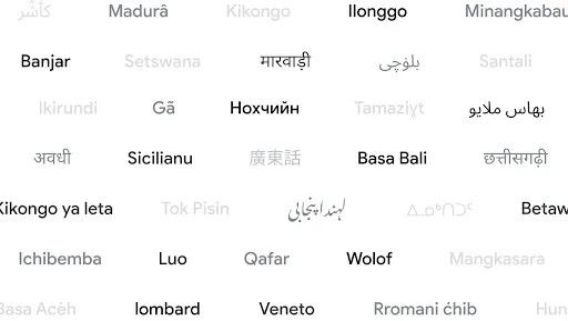 Google Translate新增支持110种语言，覆盖6.14亿人口Google宣布其翻译服务新增支持110种语言，并使用PaLM 2 AI模型进行翻译