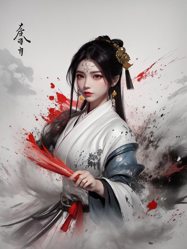 武墨 WuMo欢迎使用武墨模型，这是一个武侠与墨风交融的Lora==========Welcome to the Wumo model, which is a Lora that blends martial arts and ink style注意1！a1111中的本地额外网络不支持扩展的LoRA
