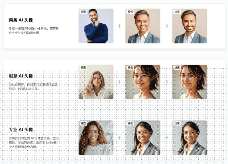 👉 名称：AI 头像生成器🤖 类型：🕸网站👏 介绍：在线创建最佳 AI 头像：via 老胡周刊资源分享频道 - Telegram Channel