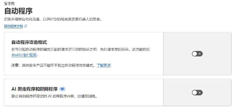 Cloudflare 推出了一项对抗人工智能机器人的功能一些 AI 供应商，包括谷歌、OpenAI 和苹果，允许网站所有者通过修改网站的 robots.txt来阻止他们用于数据抓取和模型训练的机器人