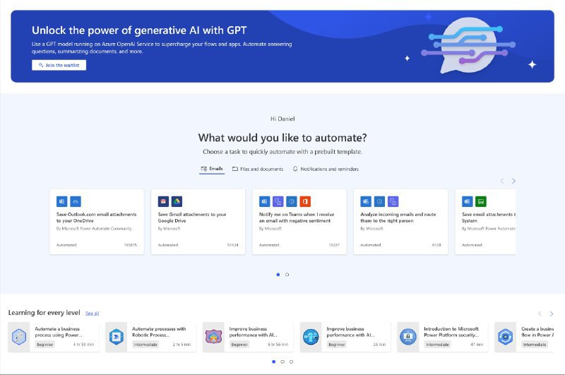 融合了GPT的Power Automate即将到来，现在可以加入等待列表了via Danielbility🗒 标签: #GPT #微软 #Waitlist📢 频道: @GodlyNews1🤖 投稿: @GodlyNewsBotvia Yummy 😋 - Telegram Channel (author: Yummy 投稿机器人)融合了GPT的Power Automate即将到来，现在可以加入等待列表了via Danielbility🗒 标签: #GPT #微软 #Waitlist📢 频道: @GodlyNews1🤖 投稿: @GodlyNewsBotvia Yummy 😋 - Telegram Channel (author: Yummy 投稿机器人)