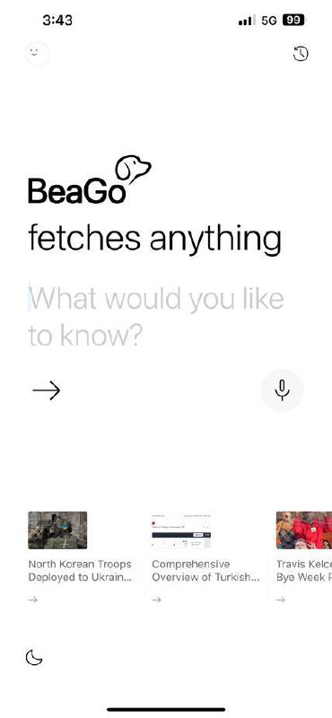 BeaGo，基于新闻的 AI 产品- 问答式提供新闻内容；- 爬虫的更新速度非常快；- 信息源很广；- 分析问题可以主动结合历史趋势；- 相关话题的推荐命中率很高；- 支持中文AppStore☘️ 关注频道 @ZaiHuapd📮 热点投稿 @ZaiHuabotvia 科技圈🎗在花频道📮 - Telegram ChannelBeaGo，基于新闻的 AI 产品- 问答式提供新闻内容；- 爬虫的更新速度非常快；- 信息源很广；- 分析问题可以主动结合历史趋势；- 相关话题的推荐命中率很高；- 支持中文AppStore☘️ 关注频道 @ZaiHuapd📮 热点投稿 @ZaiHuabotvia 科技圈🎗在花频道📮 - Telegram Channel