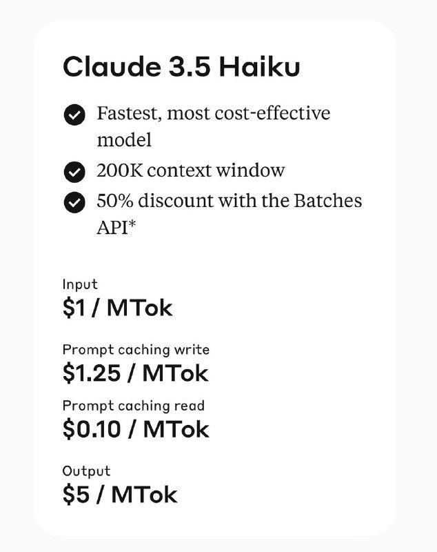 Claude 3.5 Haiku 在多项基准测试中超越了Claude之前的旗舰型号 Claude 3 Opus，而成本仅为其一小部分