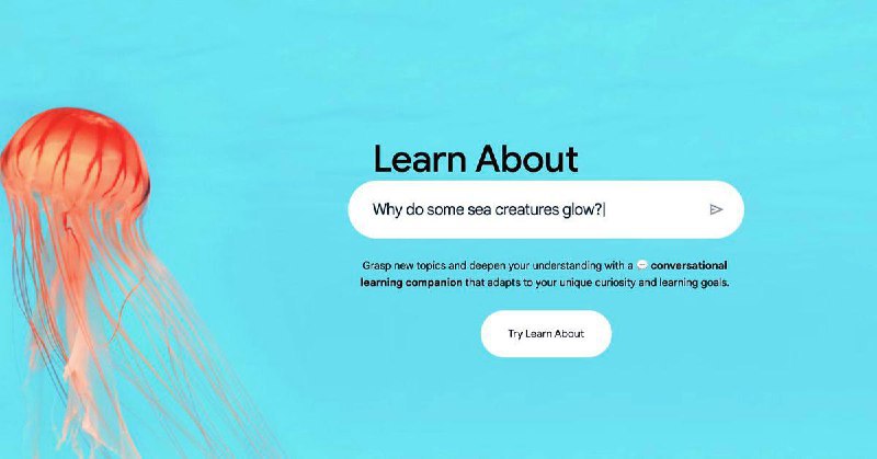 谷歌推出新AI工具「学习伙伴」谷歌推出一款名为 Learn About 的实验性新 AI 工具，它基于谷歌今年春天推出的LearnLM AI 模型构建，并称其「以教育研究为基础，并根据人们的学习方式量身定制」