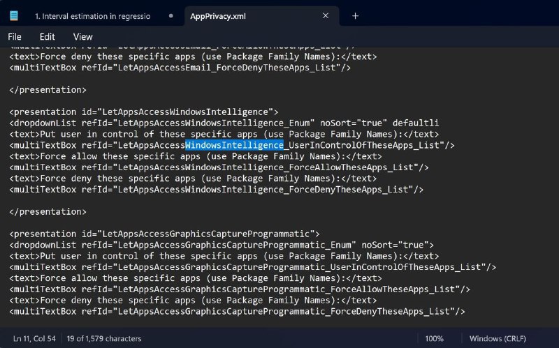 微软或在Windows 11中引入「Windows Intelligence」X平台用户发现微软正在探索对依赖于 AI 的应用程序进行更大的控制，并以「Windows Intelligence」为名