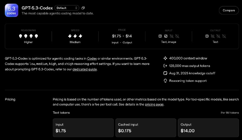 GPT-5.3-Codex编程开发模型已全面开放 可通过API或第三方调用OpenAI 于 2026 年 2 月 5 日推出编程开发模型 GPT-5.3-Codex，不过初始阶段该模型仅限于 ChatGPT 付费订阅用户在 OpenAI Codex、CLI、IDE 插件和网页版中使用，次日开始部分开发者可以通过 API 平台调用该模型