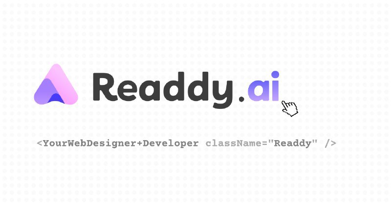 📢导航站收录更新通知！#AI·代码 #AI新时代站点名称: Readdy描述: 通过与AI交谈来构建您的梦想网站 - 无需拖放