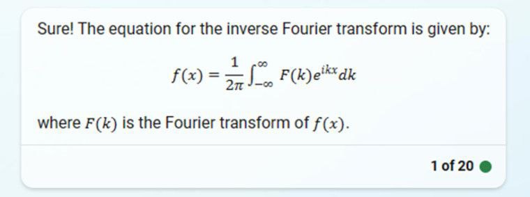 微软New Bing改进数学公式显示：更美观、更易读，10%用户率先体验微软广告和网络服务部门的负责人Mikhail Parakhin在推特上展示了一个小而有趣的改进