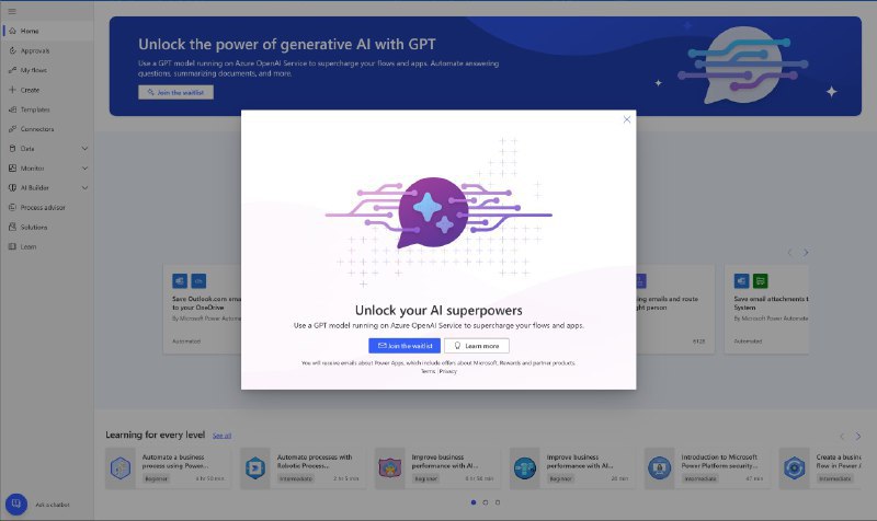 融合了GPT的Power Automate即将到来，现在可以加入等待列表了via Danielbility🗒 标签: #GPT #微软 #Waitlist📢 频道: @GodlyNews1🤖 投稿: @GodlyNewsBotvia Yummy 😋 - Telegram Channel (author: Yummy 投稿机器人)融合了GPT的Power Automate即将到来，现在可以加入等待列表了via Danielbility🗒 标签: #GPT #微软 #Waitlist📢 频道: @GodlyNews1🤖 投稿: @GodlyNewsBotvia Yummy 😋 - Telegram Channel (author: Yummy 投稿机器人)