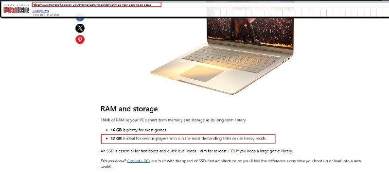微软悄然下架Windows 11的32GB内存系统需求推荐文档并改推8GB硬件在全球 DRAM 内存价格急剧上涨、个人电脑出货量暴跌的背景下，微软被发现悄然删除了其官网上所有关于 Windows 11 推荐使用 32GB 内存的指导文档