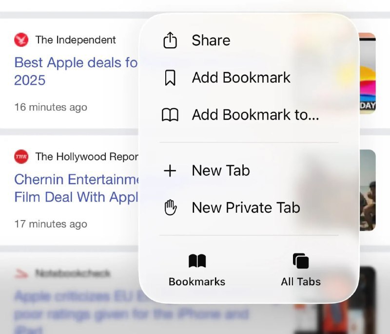 ↩️🖼 iOS 26 Beta2中的新功能科技圈🎗在花频道📮:👨‍💻 WWDC 2025汇总：“液态玻璃”设计语言与AI战略调整 在WWDC 2025上，Apple宣布操作系统命名改为“iOS 26”等以年份命名，并推出全新“液态玻璃”设计语言，统一应用于旗下所有平台，强调动态透明和现代美学，标志着自iOS 7以来最大视觉改革