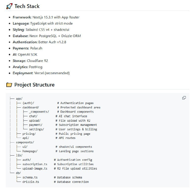nextjs-starter-kit：为开发者打造的全能型Next.js 15 SaaS开发模板，能帮你快速搭建具备认证、订阅、AI集成和现代UI的SaaS应用