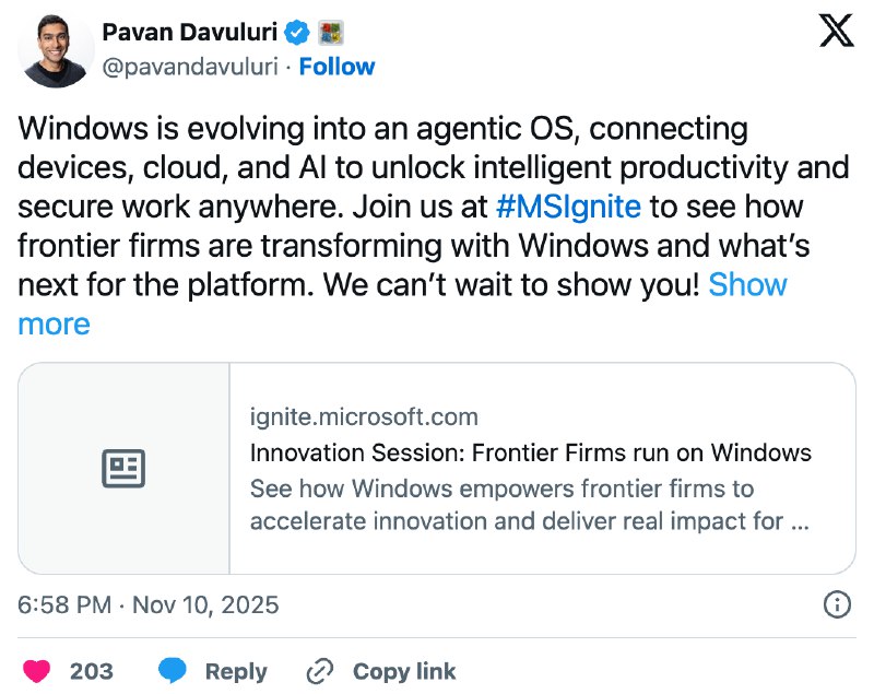 微软确认Windows 11即将迎来重大变革 引发强烈反对近日，AMD表示其处理器将兼容下一代 Windows，并指出 Ryzen AI PC 除了能够兼容未来 Windows 的功能外，还会针对这些功能进行优化