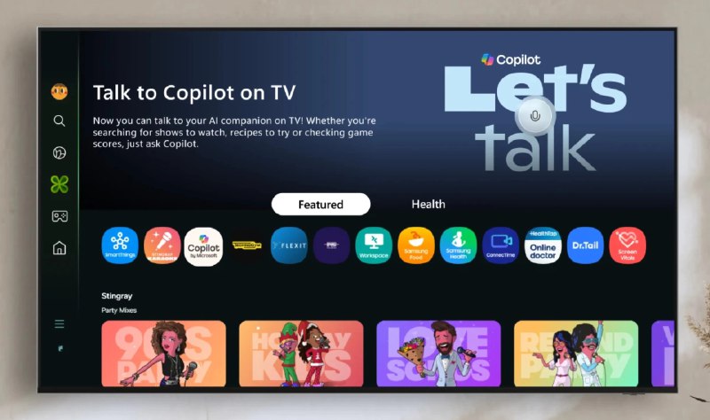 微软将 Copilot 引入三星电视和智能显示器微软今日宣布，Copilot 现已在部分三星电视和显示器上推出