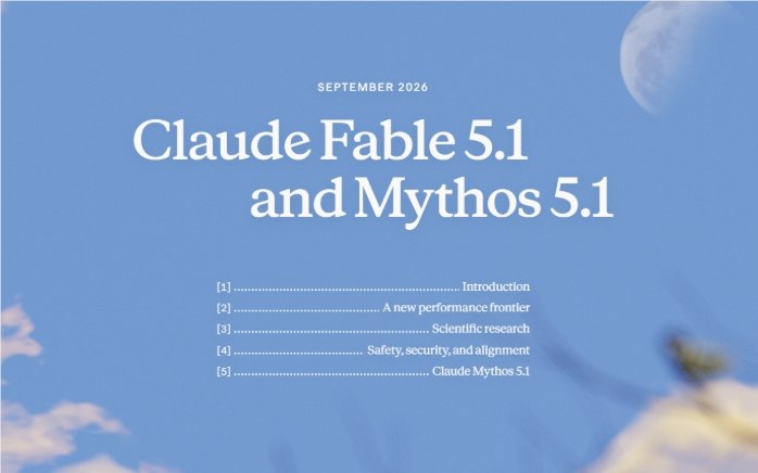 地球最强大模型打起价格战！Anthropic发布Fable 5.1：性能狂飙且成本骤降四成AI大模型的“军备竞赛”正在向极致性价比全面延伸