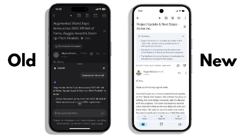 Google让Android和iOS上的Gmail邮件摘要变得更加简单Gemini 会自动在邮件内容顶部显示摘要，方便用户查看