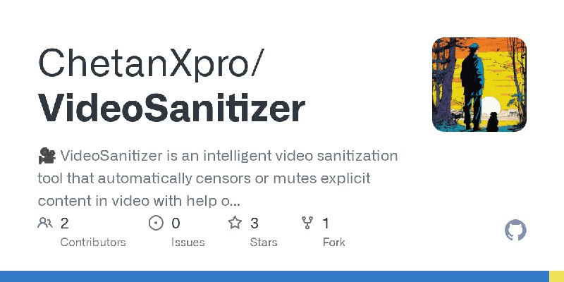 #AI VideoSanitizer 是一种智能视频清理工具，可在 AI 的帮助下自动审查或静音视频中的显式内容