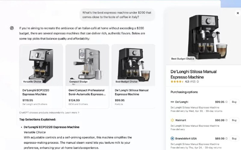 OpenAI扩大电商收入：开发ChatGPT结账系统 从产品销售抽成据《金融时报》报道，OpenAI正寻求进一步开发电商功能，以寻找新的收入来源，该公司计划从通过ChatGPT平台直接完成的在线产品销售中抽成