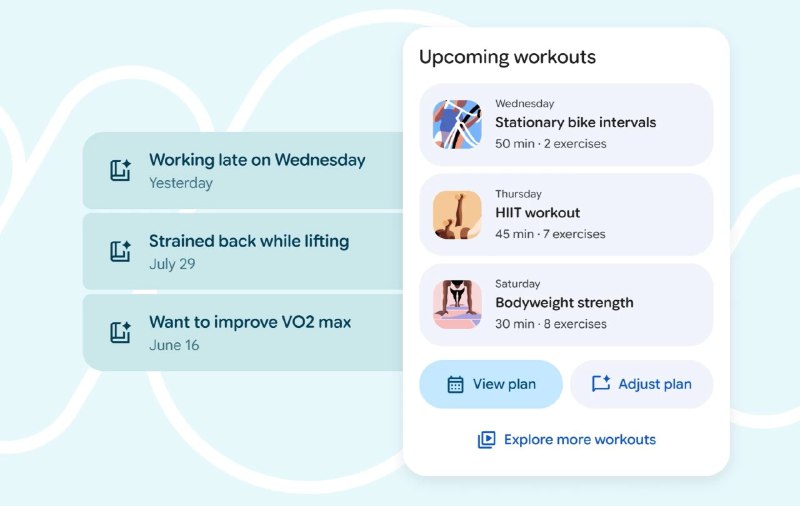 Google宣布为Fitbit用户推出基于AI的Gemini个人健康教练除了最新的 Pixel 硬件外，Google还宣布推出新款Fitbit由 Gemini AI 提供支持的个人健康教练将于今年晚些时候推出预览版