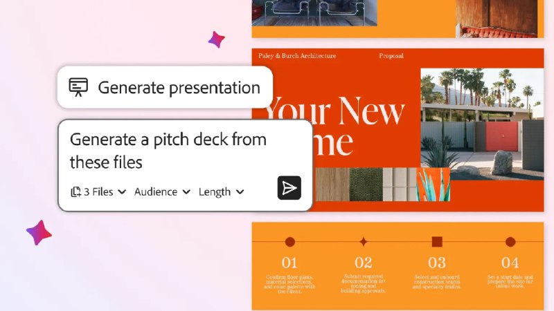 Adobe推出Acrobat Studio 借助AI把PDF变成播客与演示文稿Adobe 近日为 Acrobat 引入一系列全新的生成式 AI 功能，旨在帮助用户快速编辑 PDF 文档，并将其内容转化为音频和可视化摘要