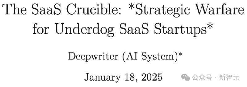 🤖 AI首次独立创作商业书籍 🚀AI初创公司DeepWriter宣布，全球首部由AI独立创作的203页商业战略书籍诞生，耗时仅3.9小时，约10万单词，全程无人为参与