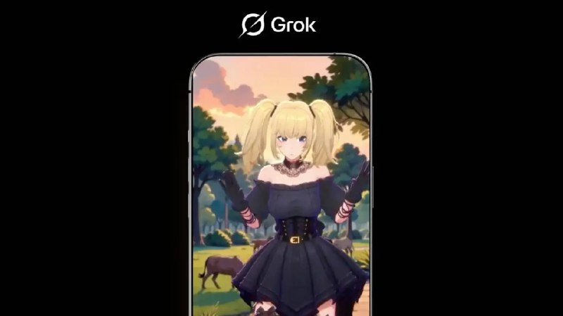 Grok正在制作人工智能伴侣 其中包括一名哥特动漫女孩马斯克周一在 X 帖子中写道，Grok 应用程序中现已为每月支付 30 美元的“Super Grok”订阅用户提供 AI 伴侣