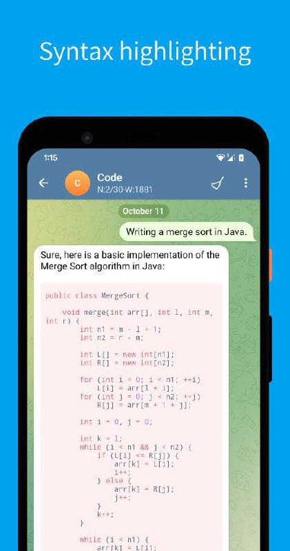ChatAir：基于 Telegram 修改的 OpenAI 和 Gemini 的 Android 原生客户端ChatAir 是 OpenAI 和 Gemini 的原生客户端，提供比 ChatGPT 更流畅、更快速的聊天体验