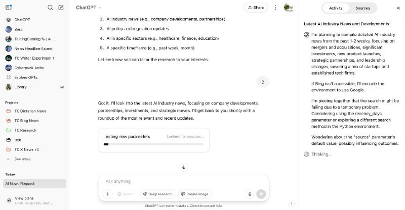 OpenAI向免费用户推出轻量版Deep Research轻量版Deep Research由OpenAI o4-mini版本提供支持，其智能水平接近用户熟知且喜爱的标准版Deep Research，同时运营成本显著降低