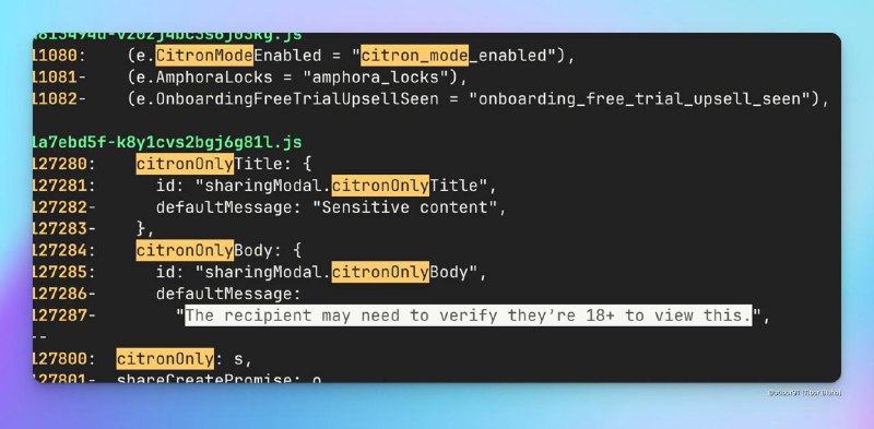 ↩️🖼 ChatGPT 网页版被曝新增 Citron 模式，或涉及成人内容限制科技圈🎗在花频道📮:🤖 OpenAI 预计在 2026 年第一季度上线 ChatGPT 成人模式 OpenAI 在一次关于 GPT 5.2 的媒体简报会上表示，ChatGPT 的成人模式预计将于 2026 年第一季度推出