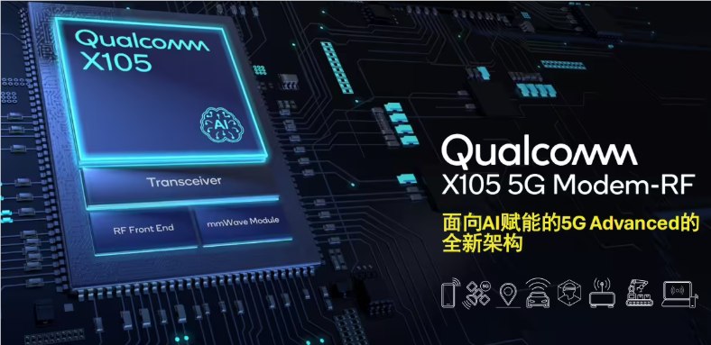 定义智能体 AI 性能标杆！高通发布全新 X105 调制解调器及射频系统在2026年巴塞罗那世界移动通信大会（MWC2026）上，高通正式发布了全新一代调制解调器及射频系统——高通 X105