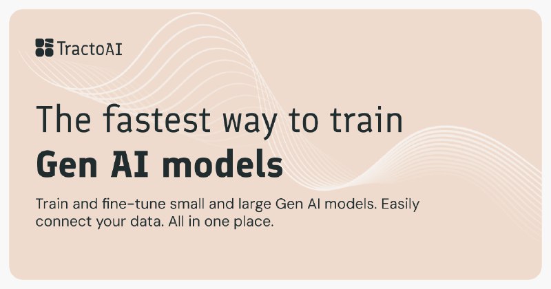 📢导航站收录更新通知！#AI·代理·工作流 #AI新时代站点名称: TractoAI描述: 面向 AI 研究人员和工程师的无服务器云，可将原始数据转换为AI数据集，训练并运行大规模推理链接: 
