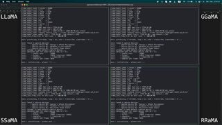 llama.cpp 和 whisper.cpp作者，在M1 Pro 32G的电脑上同时运行了4个聊天AI，模拟真人Podcast场景