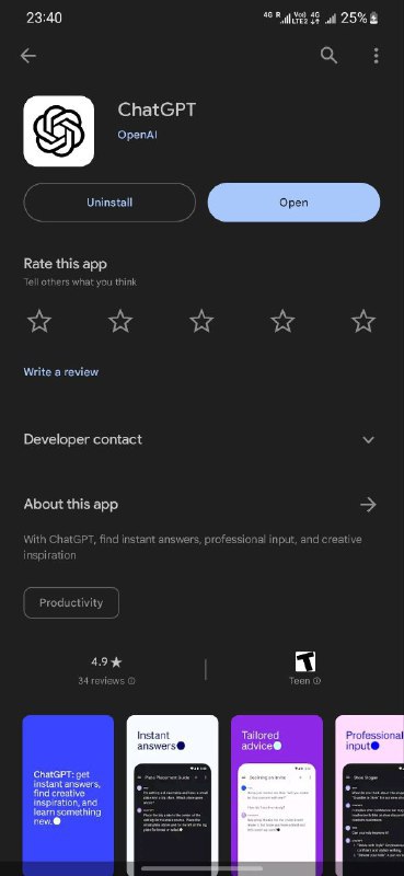 ChatGPT 安卓版已正式上线，目前暂不支持应用内购OpenAI 宣布 ChatGPT 安卓版现已在美国，印度，孟加拉国和巴西可下载，计划在接下来的一周内将其推广至更多的国家