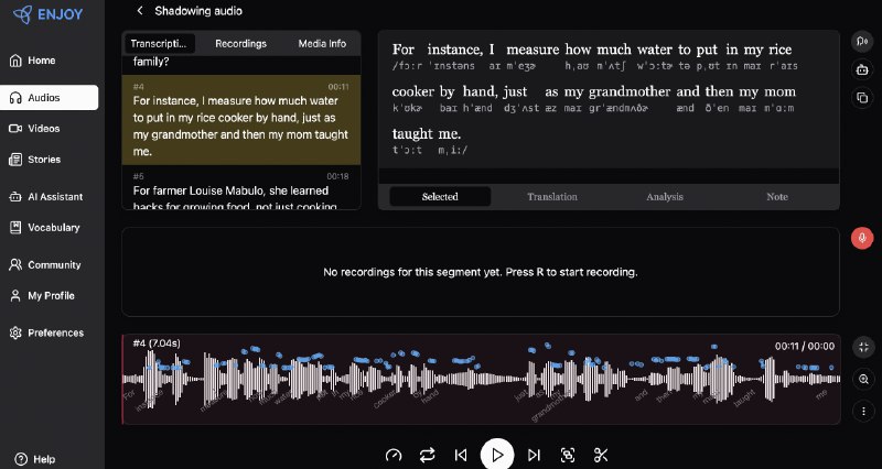 绝对吊打市面上99%英文口语机构！ 在github上发现一个AI英语学习App：Enjoy App