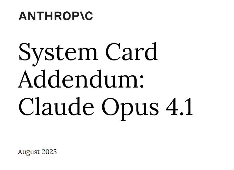 Claude 4.1 发布：更强的Agent、代码和推理今天凌晨，Claude Opus 4.1 模型发布，Pro/Max/Team 用户可在网页端使用，API 已开放