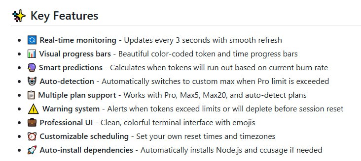 Claude-Code-Usage-Monitor：实时监控Claude AI令牌使用情况的终端工具