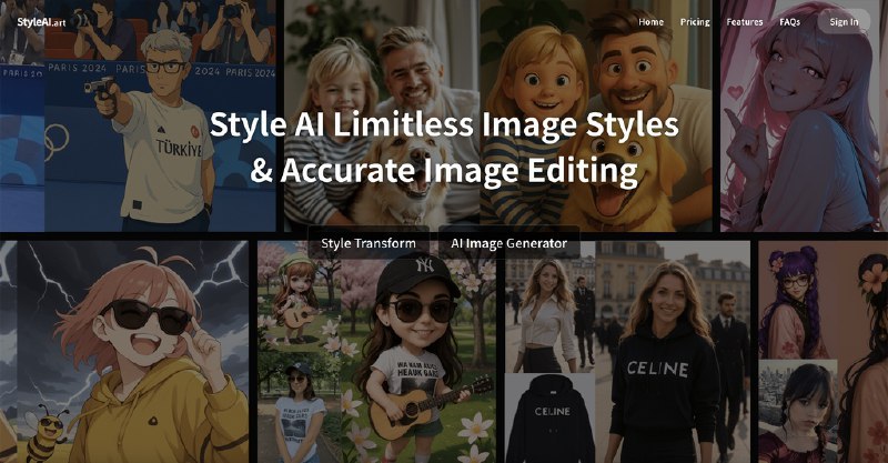 📢导航站收录更新通知！#AI·视频 #AI新时代站点名称: Style AI描述: Style AI: 精确控制图像元素并轻松转换样式，获得令人惊叹的视觉效果