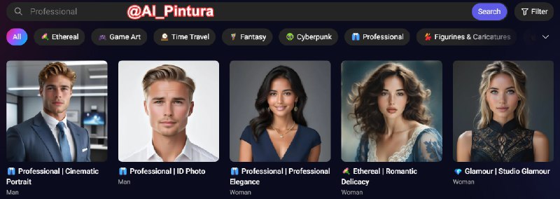 🆔 网站名称：HyperBooth⭐ 网站功能：AI 人像照片📁 网站简介：一个创意AI照片生成网站，通过上传一张自拍照，快速制作出具有多种风格的AI照片