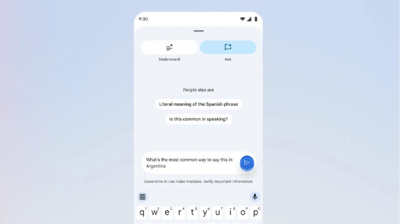 Google Translate引入更多Gemini AI功能 强化学习与语境理解能力Google近日宣布，为其在 Android 和 iOS 平台上的 Google Translate 应用引入一批基于 Gemini 的全新人工智能功能，进一步强化对习语、口语表达以及语境的理解，以便用户在不同场合下更自然、更贴切地使用外语交流