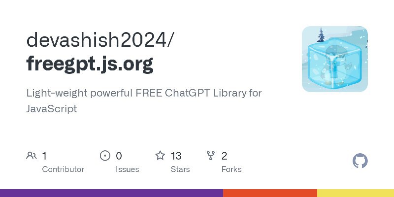 freegpt 是一个强大的 JavaScript 库，您可以使用它将 ChatGPT 添加到您的网站，而且它是免费的！