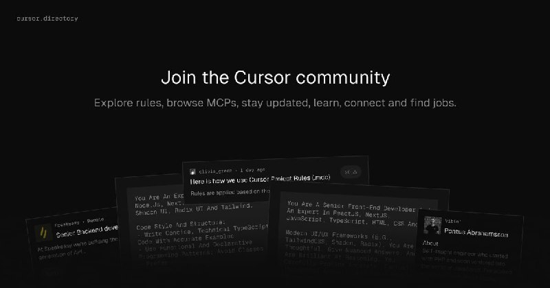 directories：为Cursor和Windsurf开发者提供规则和提示的社区平台