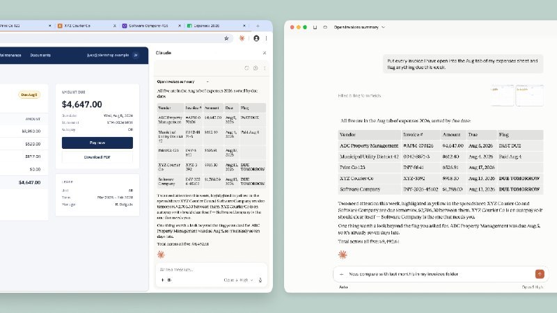 Claude 浏览器会话可续传桌面端，技能与连接器跨设备同步Anthropic 重构 Claude 的 Chrome 扩展，使其以完整 Cowork 会话运行：浏览器中开始的任务可延续到桌面、网页和移动 App，对话、技能与连接器随账户同步