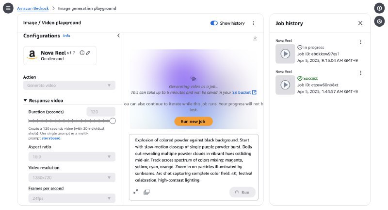 亚马逊的AI视频模型Nova Reel现在可以生成长达数分钟的片段AWS 开发倡导者 Elizabeth Fuentes 在一篇博文中解释说，最新的 Nova Reel，即 Nova Reel 1.1，可以生成“多镜头”视频，并且各个镜头的风格“一致”