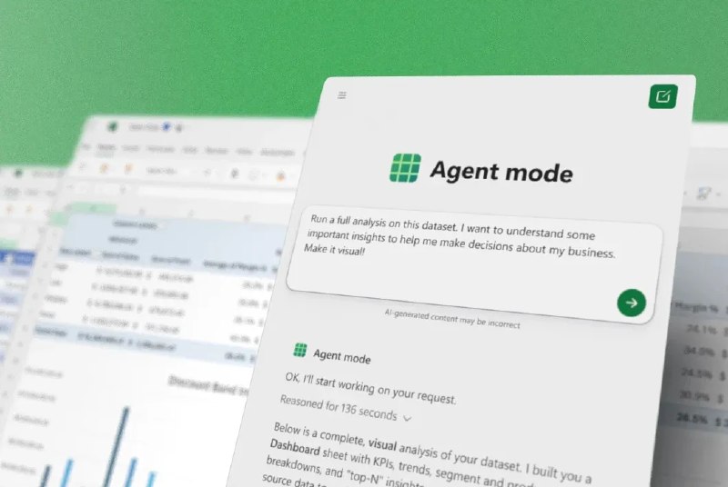 微软在Word、Excel和PowerPoint中上线Copilot氛围办公模式微软本周开始在 Word、Excel 和 PowerPoint 等 Office 应用中推出全新的 Copilot“代理模式”（Agent Mode），这一功能此前在微软内部被称为“vibe working”（氛围办公），是微软面向企业大力推广的 Office Copilot 体验的强化版本