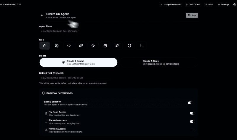 👉 名称：claudia🤖 类型：🤖软件👏 介绍：一个强大的 GUI 应用程序和工具包，用于创建自定义 Claude Code 代理、管理交互式 Claude Code 会话、运行安全的后台代理等功能