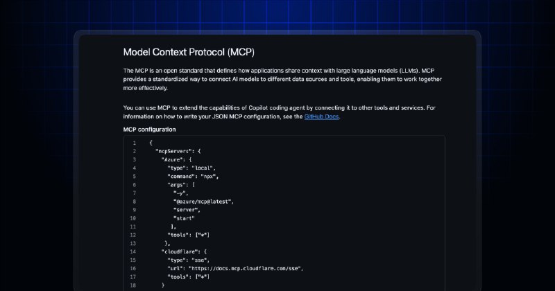 Github Copilot 编码代理现在支持远程 MCP 服务器借助 GitHub Copilot 编码代理，您现在可以配置和使用远程模型上下文协议 (MCP) 服务器来扩展代理的上下文及其与外部系统交互的能力